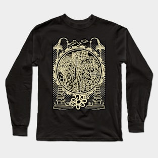 Barong Bali Ilustration 02 Long Sleeve T-Shirt